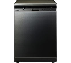 LG D1484CF TrueSteam Full-size Dishwasher - Brushed Steel